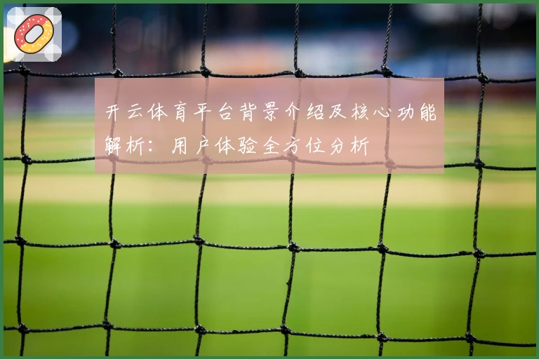开云体育平台背景介绍及核心功能解析：用户体验全方位分析